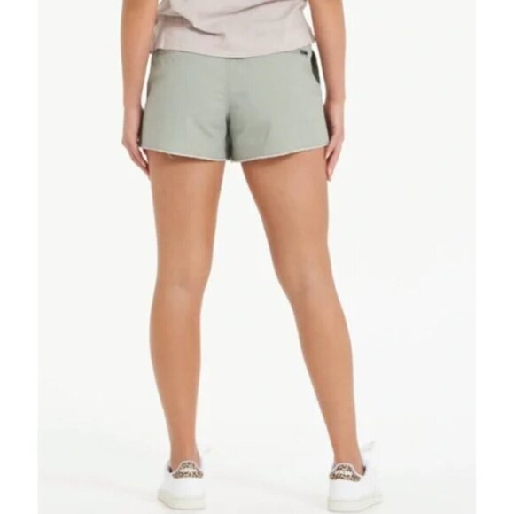 Vuori Vintage Ripstop Women's Short Eucalyptus Green Size Large VW385 Sporty - Picture 2 of 10